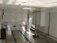 Cabinets inside lower level