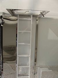 Ladder to upper level