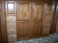 Bedroom closet slide-out