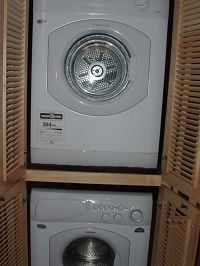 Washer & dryer in Bathroom