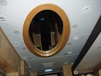 Ceiling mirror in Living Area
