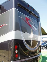 Rear of unit