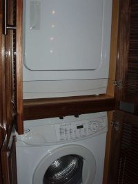 Maytag washer & dryer in Bathroom